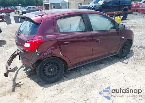 2017 Mitsubishi Mirage Es из США, поврежденный, VIN ML32A3HJ4HH000569